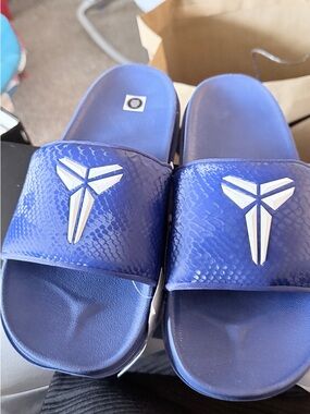Nike Kobe Offcourt Slides Deep Royal Blue Men’s Size 10 New